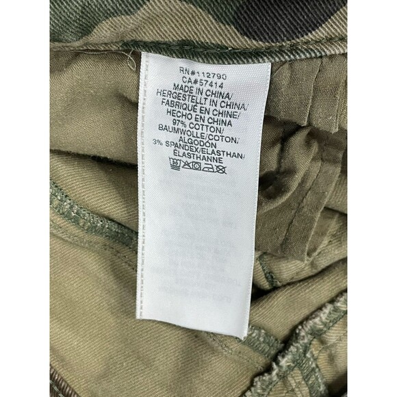 True Religion Women 30 Jeans Jennie Curvy Skinny Stretch Camo Military Urban Y2K - Picture 10 of 16